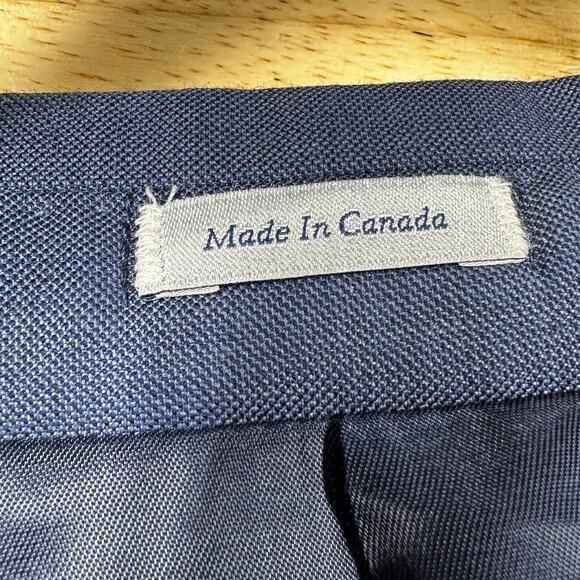 Peter Millar Men's Blue Two Button 100% Wool Blazer Size 44S New Without Tags - Picture 3 of 8